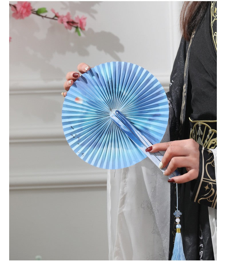 Chinese Japanese Style Silk Fan Folding Fan Wedding Fan Art Gifts Dance Hand Fan Vintage Bamboo Folding Hand Held Flower Fan