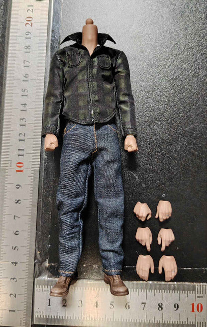Brinquedos Premium 1/12 The Last of US Soldado Masculino Boneco de Ação Joel Conjunto Completo Boneco de Ação Articulável Cerca de 15 cm de Presente