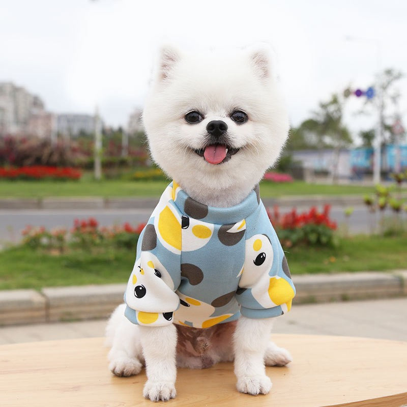 Casaco com capuz para cães pequenos, roupas quentes de inverno para animais de estimação para Bulldog Chihuahua Shih Tzu Moletom para Cães e Gatos