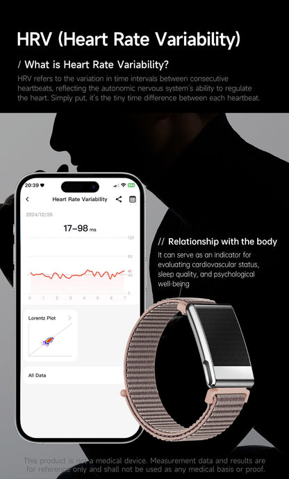LIGE ECG+PPG Pulseira Inteligente Feminina Lipídios Sanguíneos Ácido Úrico Oxigênio no Sangue VFC Ciclo Menstrual Monitor Cardíaco Esportivo Relógio de Saúde Masculino