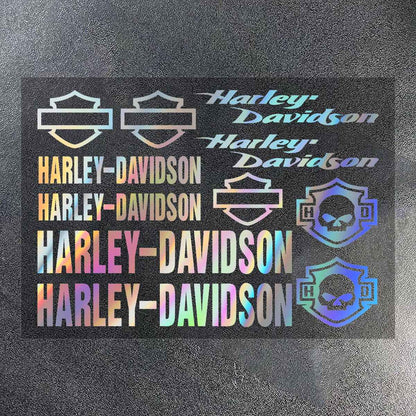Adesivo de Vinil Harley Davidson Logotipo Tanque de Motocicleta Emblema Kit de Decalques Para Electra Glide 1250S PA1250