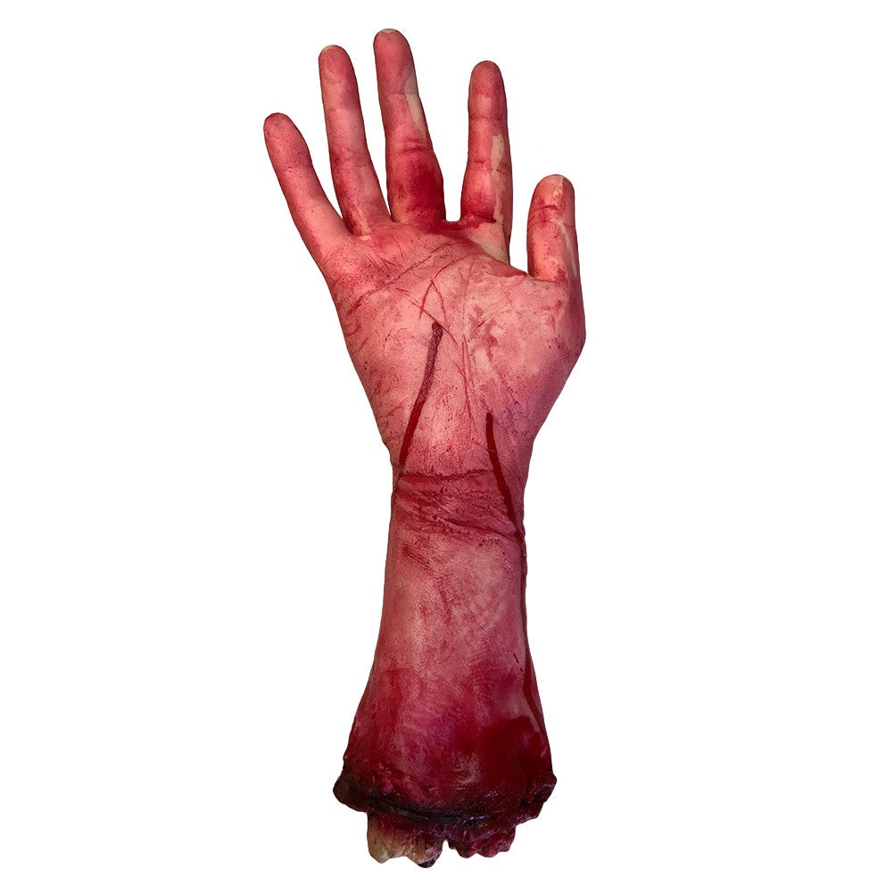 Horror Halloween Decor Blood Horror Broken Hand Model Arm Body Prop Rubber Props Prank Halloween Prop Haunted Party Decoration