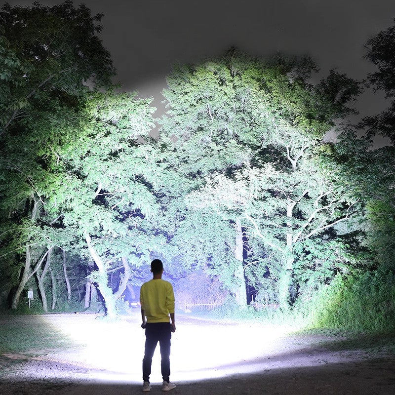 2025 New 15000mAh XHP390 Flashlights 10000000LM Ultra Powerful Flashlight Zoom USB Rechargeable Lantern Outdoor Camping Torch