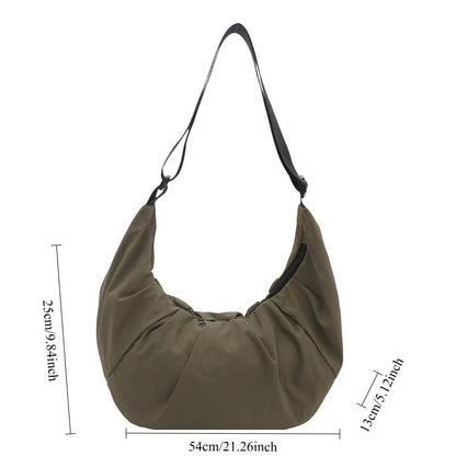 Large Capacity Simple Shoulder Bags Comfortable and Versatile Texture Crossbody Bags for Women Men Fashion Casual Storage Bags