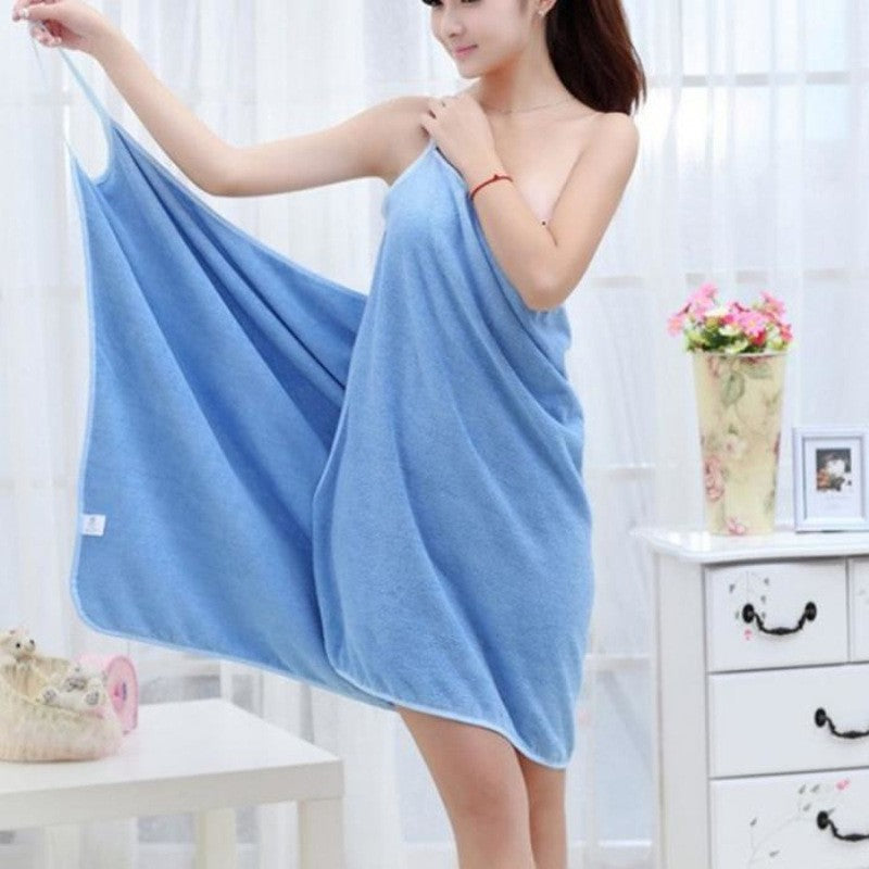 Women Wearable Robes Bath Towel For Bath and Sauna Beach Spa Towels Bathroom Home Textile Lady Bathrobe Microfiber Fast Drying