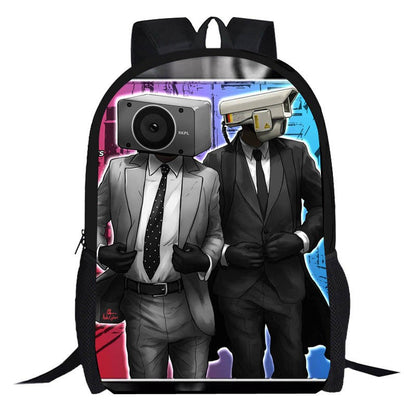 Mochila Infantil Skibidi Toilet para Crianças Mochilas Escolares para Meninos Anime Skibidi Mochila Meninas Desenho Animado Impermeável Bolsa Escolar Primária
