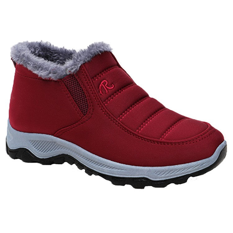 Women's Boots Unisex Winter Shoes Women Waterproof Snow Boots Female Slip On Casual Shoe Plush Footwear Men's Ankle Botas