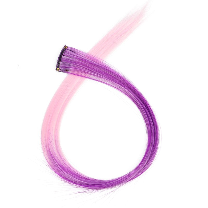 22 Polegadas Sintético Longo Liso Clip In Extensões de Cabelo Perucas de Alta Temperatura Cores do Arco-Íris Acessórios de Cabelo para bom 2026