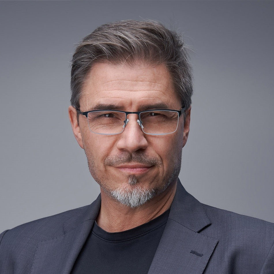Blue Light Reading Glasses Men Computer Readers Anti Glare Metal Frame with Spring Hinge UV400 Protection Eye Strain Relief