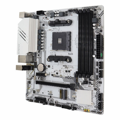 1PC B450M-TI ARGB Motherboard M.2 NVME ARGB PC Motherboard AMD Processor Dual-Channel 4*DDR4 Memory AM4 USB Mainboard