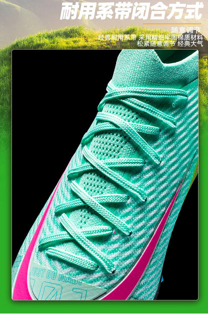 New Men Soccer Shoes TF/FG Society Match Cleats Football Field Boots Indoor Professional Training Original Women Football Shoes