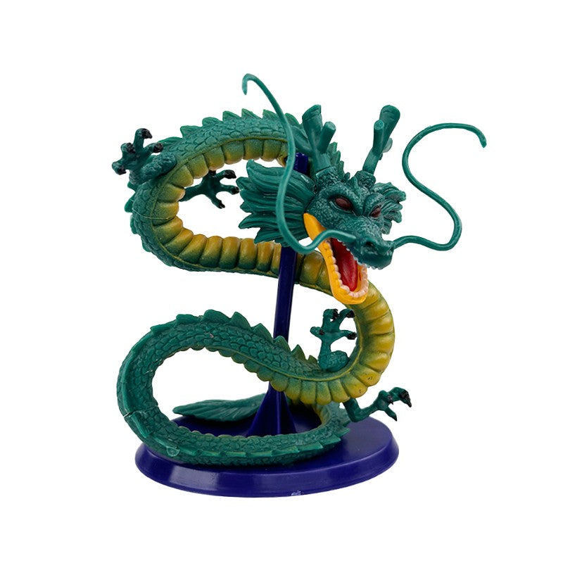 Anime Shenron Figura Brinquedos DBZ Dragão Ciano Desenho Animado Feito à Mão PVC Estatueta Decoração Modelo de Aniversário Bonecas Presentes de Aniversário Crianças