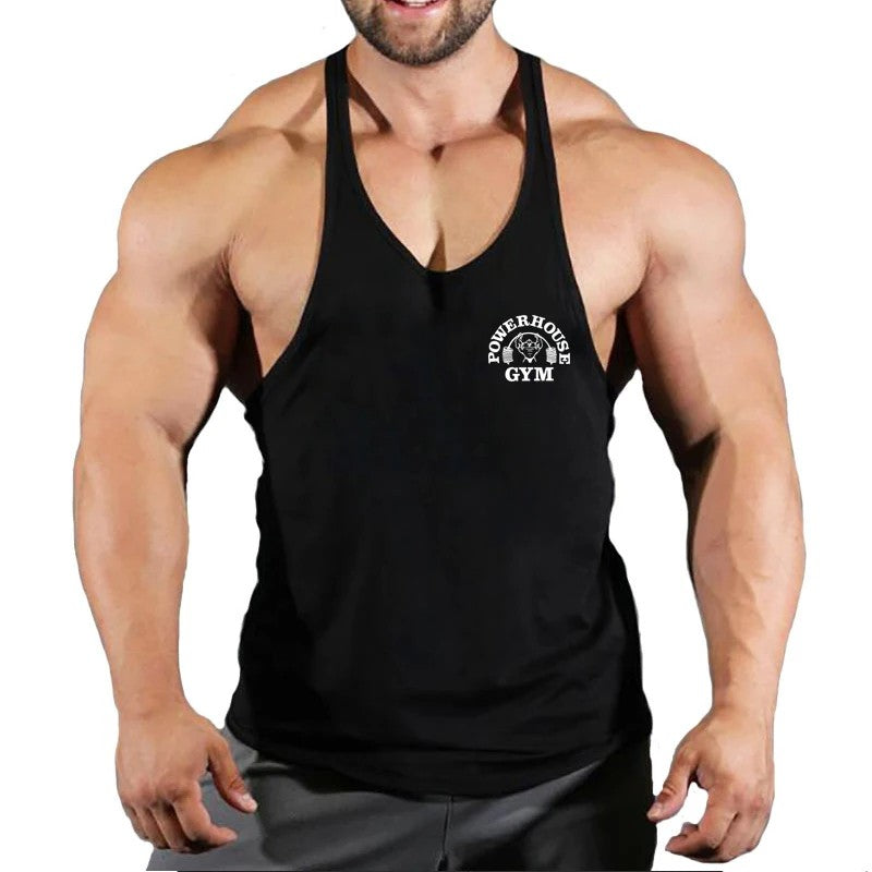 Gym Top Men Bodybuilding Shirt Fitness Men's Vest Singlet Sleeveless Sweatshirt Man Clothes Clothing Stringer Vests Singlets
