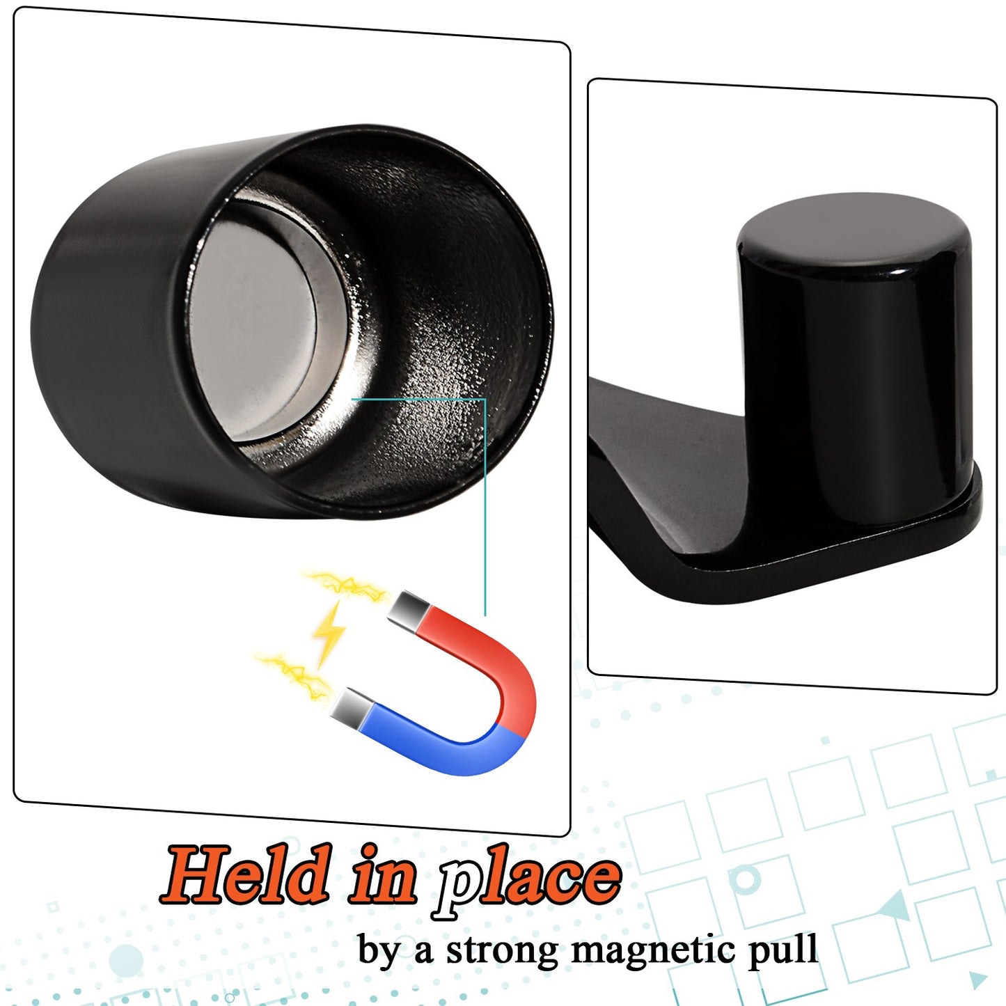 Capa magnética para ponto de hardware de encaixe de 4 peças para motocicleta Harley Davidson Touring CVO Road King Electra Street Glide 2009-2025