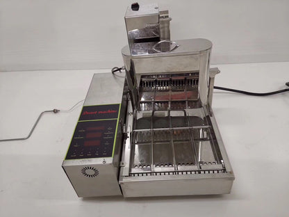 800-1000Peças/H Donuts 2000W Aquecimento Elétrico com Controle por Computador Máquina Automática de Fazer Rosquinhas de 4 Fileiras Máquina de Fazer Rosquinhas Automática 110V