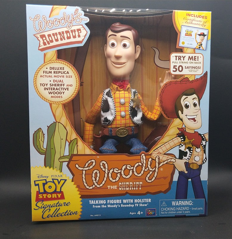 Bonecos Articulados Toy Story - Buzz Lightyear Woody Rex Jessie Modelo de Bonecos de Desenho Animado da Moda Vocal para Brinquedos Divertidos de Presente