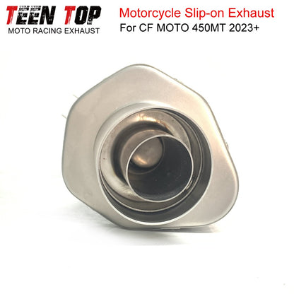 For CFMOTO 450MT Exhaust Muffler High Performance Stainless Steel Motorcycle Escape 450 MT Racing Moto Silencieux 2023+