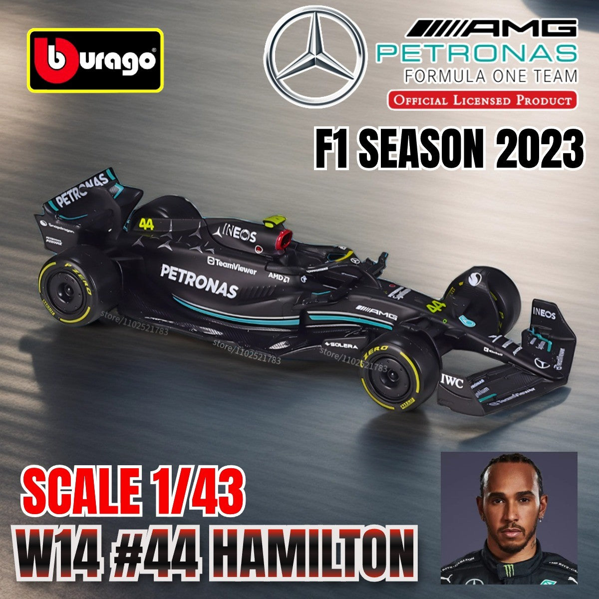 Bburago 1:43 Modelo de Carro de Corrida F1 Réplica em Miniatura Red Bull Mercedes Ferrari Veículo Presente de Natal Brinquedo Infantil para Amigo Menino