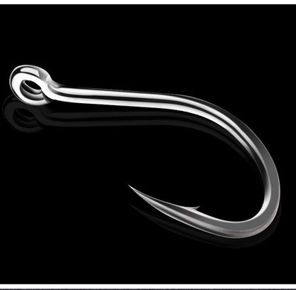 FTK 50-100pçs Anzol de Pesca Dourado Aço de Alto Carbono 1#-12# Anzol Farpado com Olhal Anzóis Vermelhos para Pesca de Carpa
