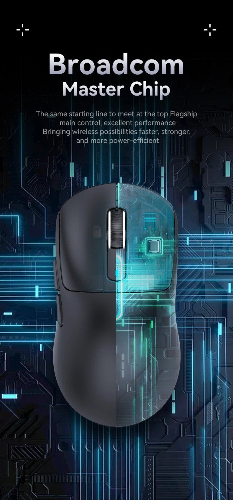 Mouse Gamer Sem Fio Attack Shark X3 49g Ultraleve Sensor PAW3395 26K DPI Tri-Mode Macro Programável RGB para PC/Mac