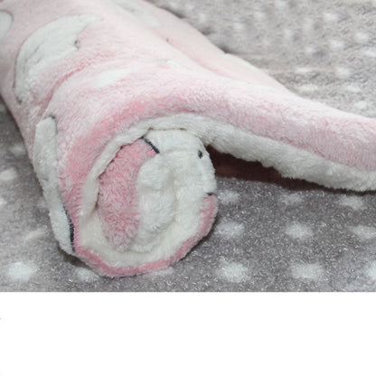 Cama de Cachorro de Flanela Grande, Cama de Gato Espessa, Tapete de Dormir para Cachorros, Cobertor para Filhotes de Cachorro e Gato, Tapete para Cachorros Pequenos, Médios e Grandes