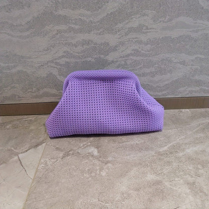 Storage Bag Polyester Summer Beach Clutch Bag Soft Elastic Small Crochet Handbag Breathable Large Capacity Purse Party ?????