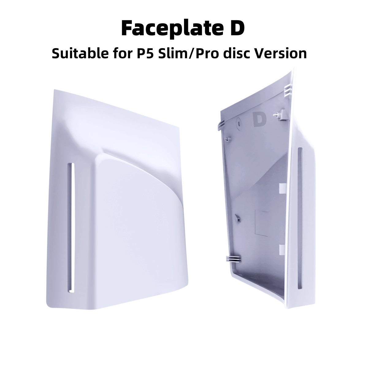 Replacement White Digital E Part Faceplate For PS5 Pro PS5 Slim Case Side Shell Dustproof For PS5 Slim/Pro Console Accessories