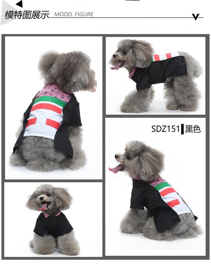 Fantasia de Halloween para Cães e Gatos, Vestido de Fada Borboleta Engraçado com Asa Destacável, Roupa para Pet, Vestido de Festa, Fantasia de Cosplay