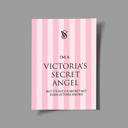 1pc V-V-Victorias-Fashion-S-Secret Poster Print For Bedroom Living Room Home Decor Painting Wall Art HD Picture Mural