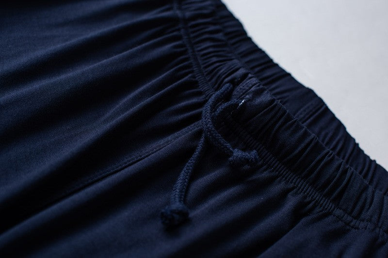 Modal Cotton Pajamas Suit Summer Men's Thin Loose Short-sleeved Shorts Nightwear Male Soft Breathable Homewear Sports Loungewear