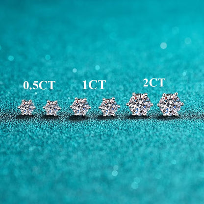 Brincos de Tarraxa de Moissanita TEN CARATS para Mulheres, Cor D VVS1, Prata Esterlina S925, Joia de Luxo para Presente com Certificado GRA