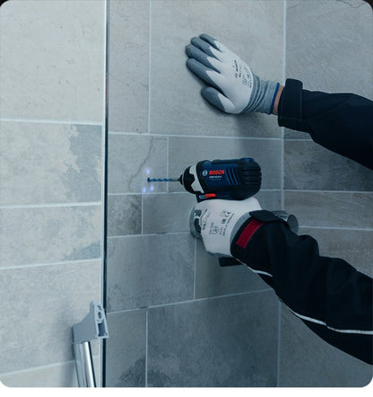 Brocas Bosch Série Expert HEX-9 Hard Ceramic e Multi Construction para Paredes de Tijolo Betão Metal Madeira 5 Peças