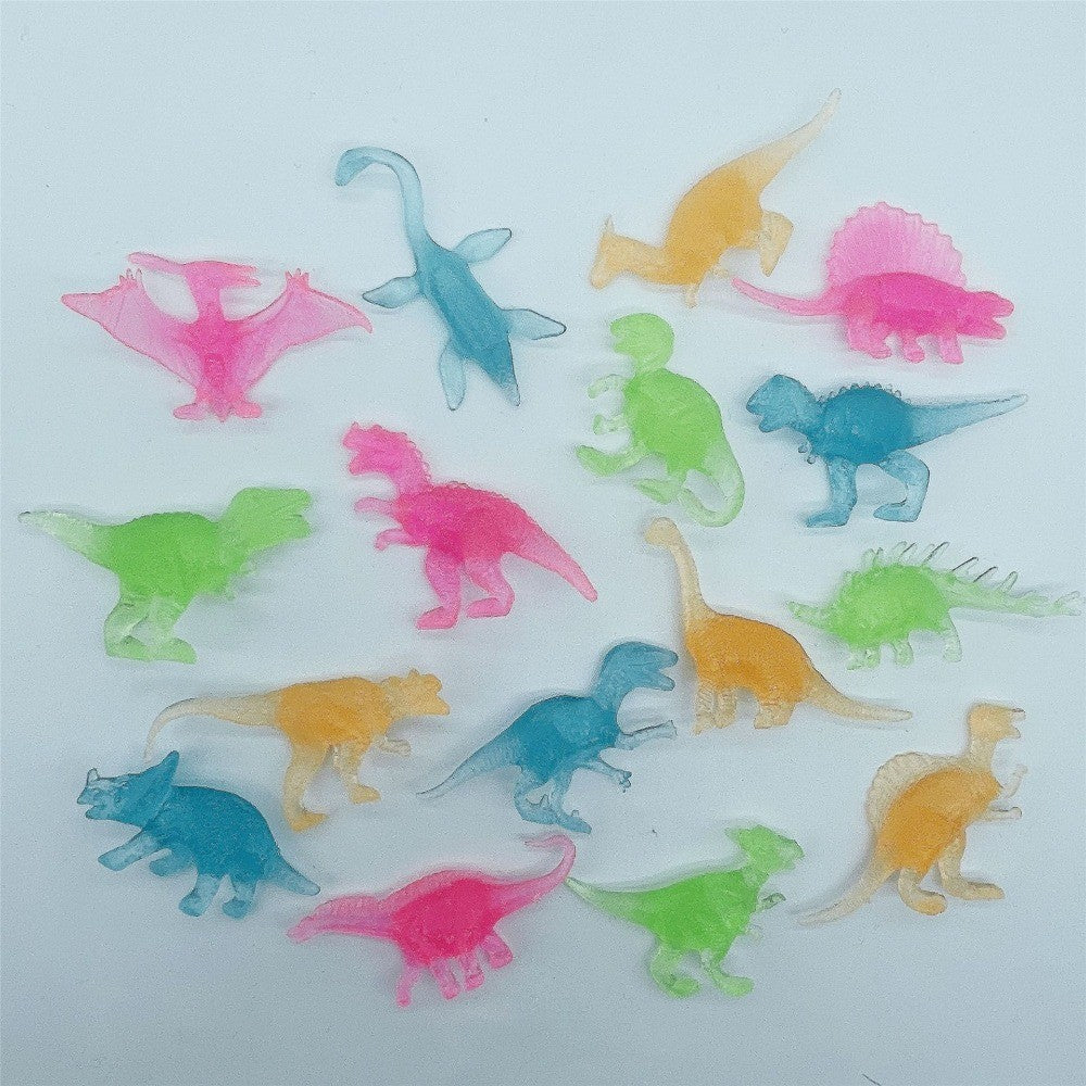10-100PC Mini Glow-in-the-Dark Dinosaurs for Birthday Party Baby Shower Celebration Carnival Party Favors Gift Bag Filler Prizes