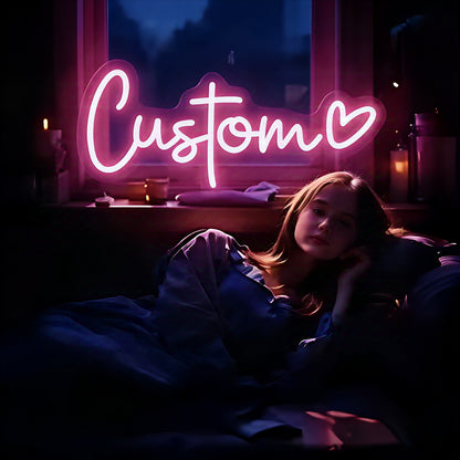 Custom Name Neon Sign Personalized Birthday Gifts Decoration Bedroom Wall LED Neon Lamp Your Text Business Logo Night Light