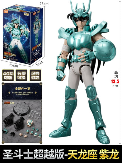 BLOKEES Original Saint Seiya CAPRICORN SHURA DRAGON SHIRYU CÂNCER MÁSCARA DA MORTE CAMPEÃO CLASSE Boneco de Ação Modelo de Anime Brinquedo Presente