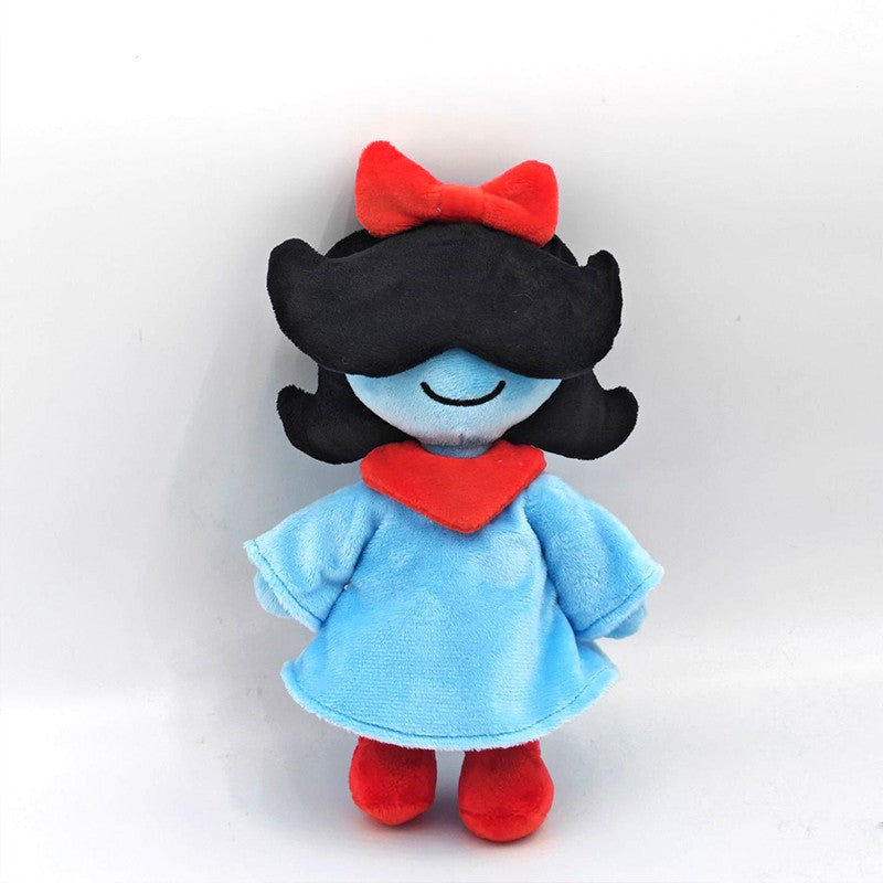 25cm Game Deltarune Aqua Plush Doll Holiday New Blue Kris Stuffed Toys Pillows Thanksgiving Day Gift XMAS PARTY Toys Decoration