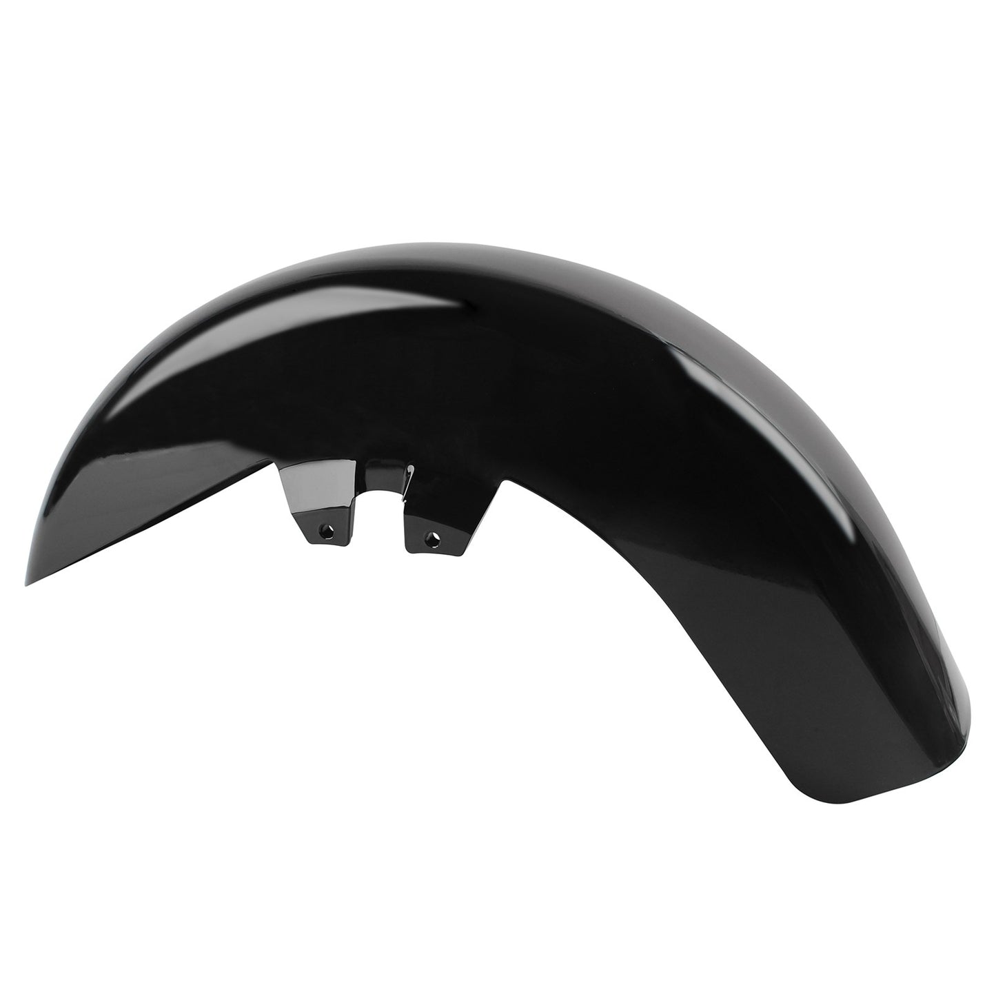 Para-lama dianteiro de plástico ABS preto vívido para motocicleta Harley Touring Road Electra Street Glide 1989-2013