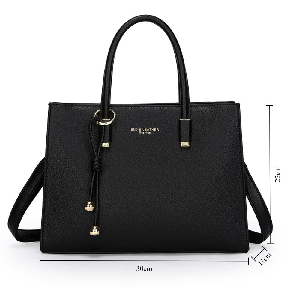 Genuine Brand Top Quality Pu Leather Handbag Women's Tote Messenger Sac Designer Large Capacity 3 Levels Shoulder Crossbody Bags