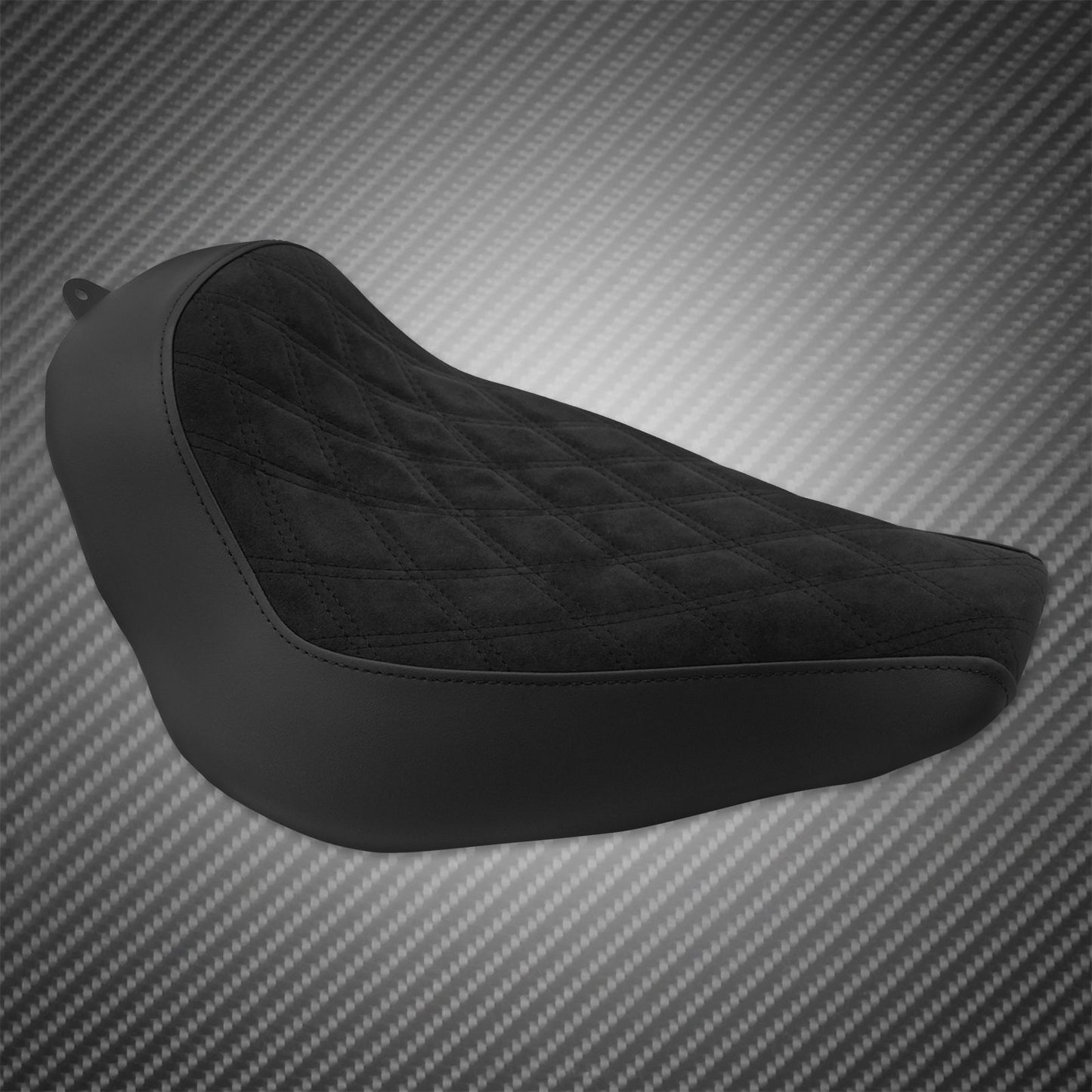 Banco Dianteiro Individual para Motocicleta com Almofada de Diamante Perfil Baixo para Harley Softail Fatboy Breakout FXBRS FXBR FLSTF 2018-2024
