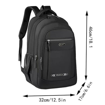 Neutral style backpack for men and women,suitable for travel and business students.Double-shoulder bag made of nylon material