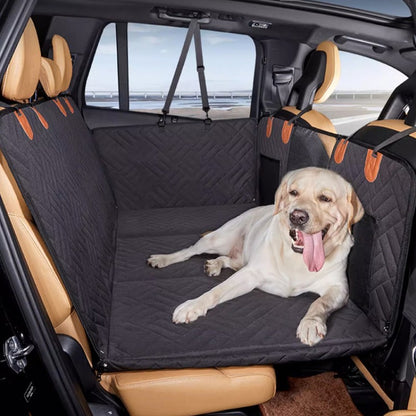Capa de Carro Removível de Inverno Extensão Traseira Almofada para Cães Impermeável à Prova de Arranhões Antiderrapante Rede Almofada de Assento Traseiro para Pet