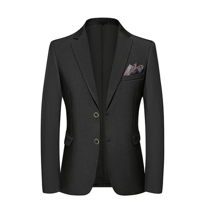 2025 Men's Slim Fit Business Casual Blazer High Quality Fashion All-in-One Banquet Korean Style Handsome Trend for All Seasons