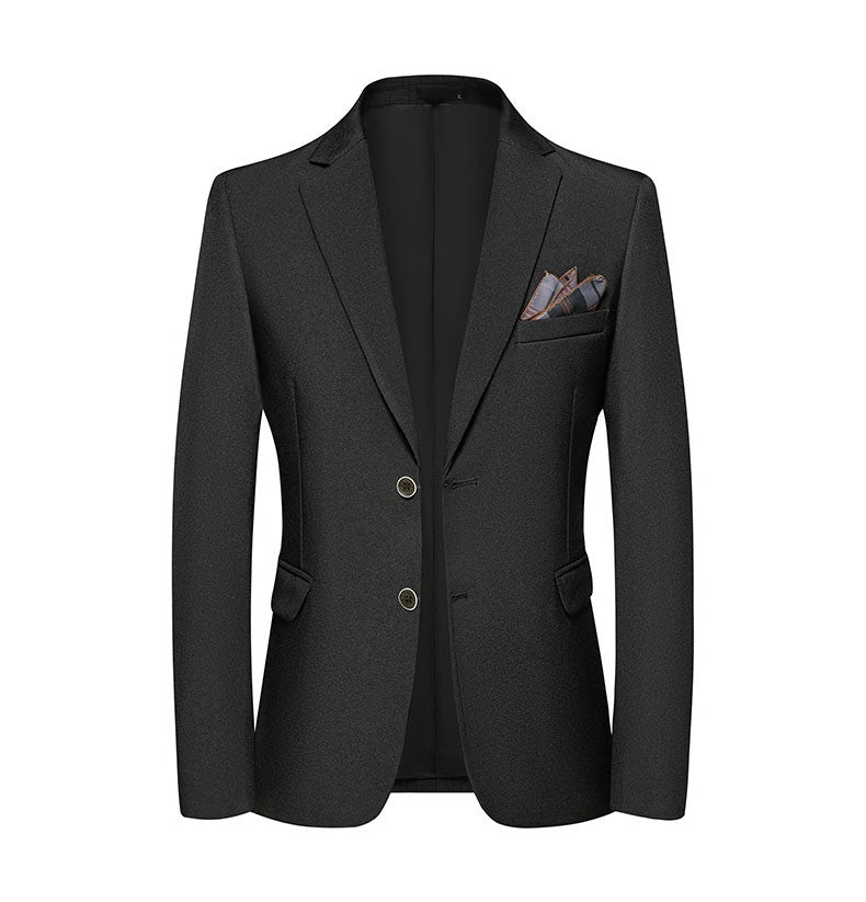 2025 Men's Slim Fit Business Casual Blazer High Quality Fashion All-in-One Banquet Korean Style Handsome Trend for All Seasons