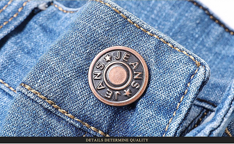 Men's Denim Jeans Thin Summer Straight Business Soft Fashion New High Quality Pants New Arrivals Dropship OL Work Trousers