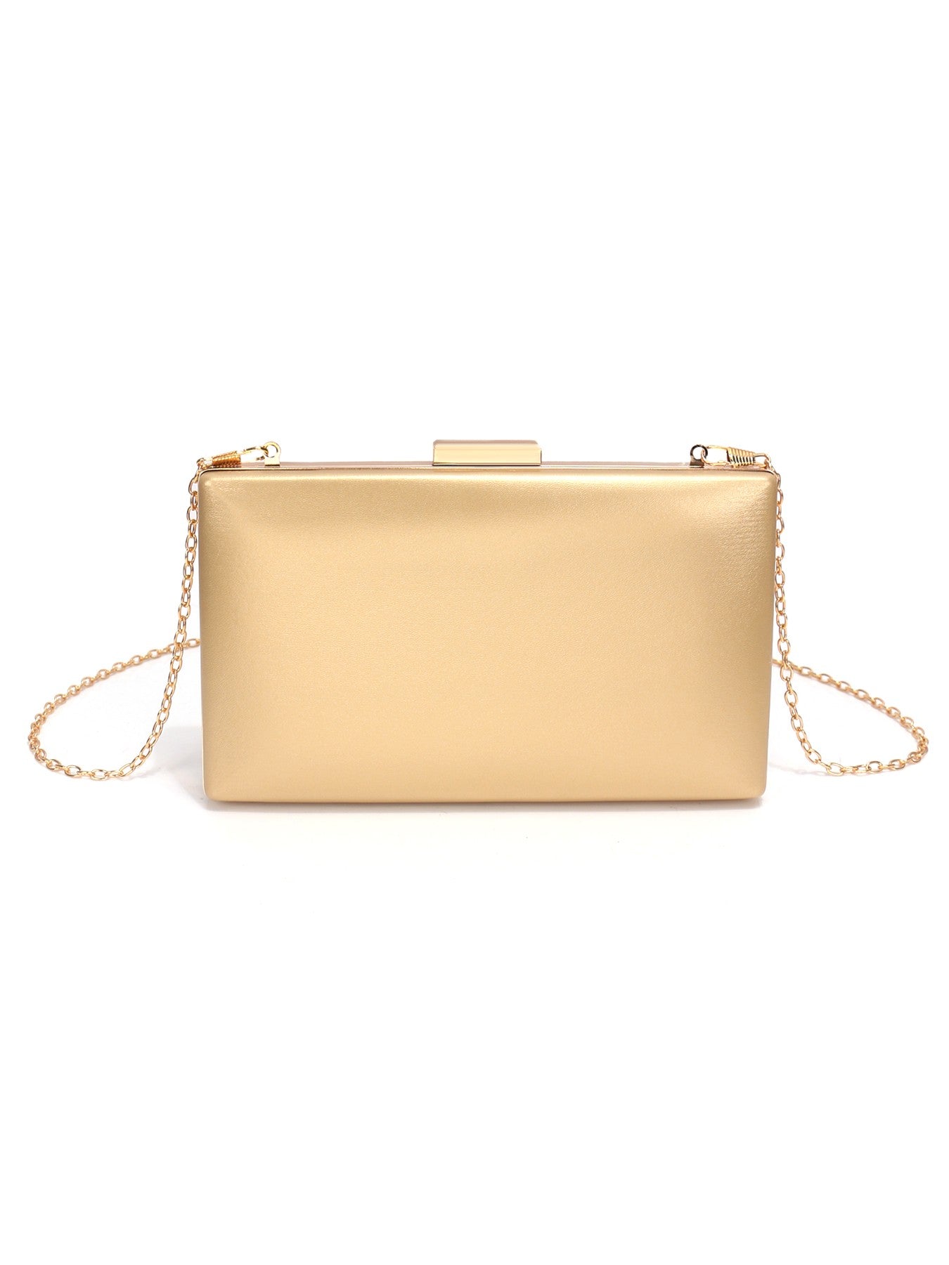 PU Fashion Female Evening Bags Golden Luxury Small Clutch Chain Shoulder Flap Design Handbags Purse