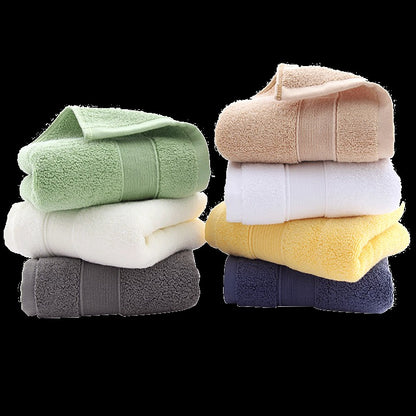Cotton Towel Bathroom Face Towel Strong Absorbent Soft Non-shedding Adult Towel Thickened Box in Two Packs