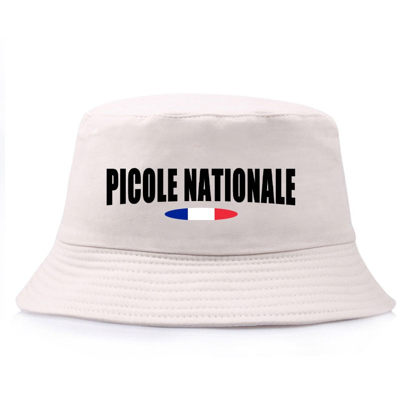 Summer Picole Nationale Bob Man Reversible Bucket Hat Women Cotton Fisherman Cap Unisex Outdoor Sport Sun Activities Panama