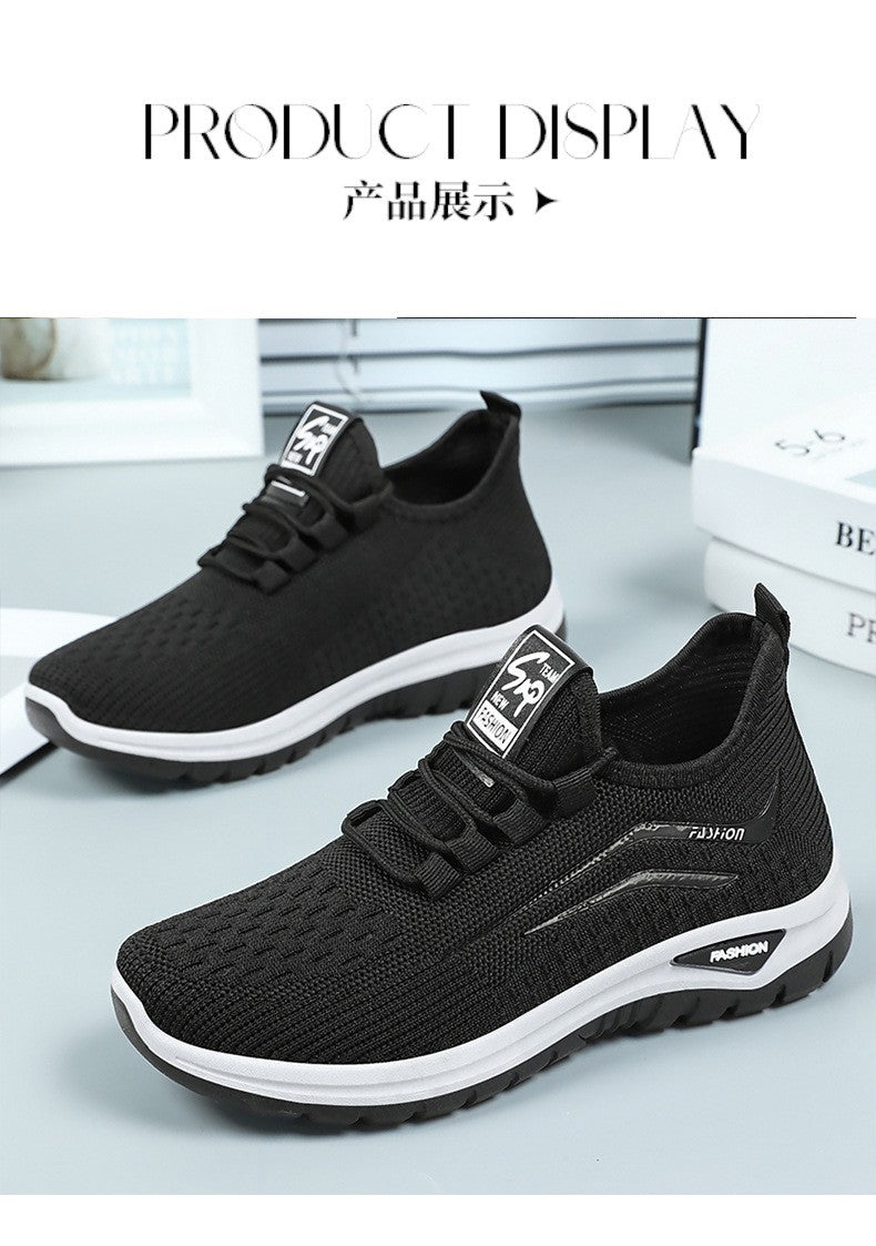 Autumn Women Casual Shoes Breathable Walking Mesh Lace Up Flat Shoes Sneakers Women Tenis Feminino Pink Zapatillas De Mujer