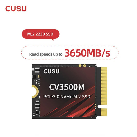 CUSU SSD 2230 512GB 1TB NVMe M2 SSD Hard Disk Pcie3.0 Internal Solid State Drive for Steam Deck Microsoft Surface Pro7/8/9