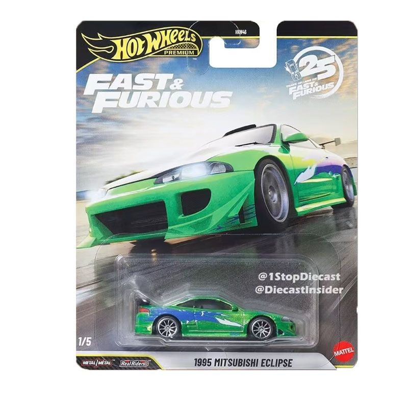 Novo Conjunto Hot Wheels 1:64 Velozes e Furiosos 25º Aniversário Mitsubishi Mercedes Mustang Etc Carros Veículos Clássicos Colecionáveis